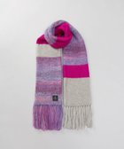 【アウロラ/AURORA】の【 LANVIN en Bleu (ランバン オン ブルー)】モコモコロングニットマフラー(WASH) ペールパープル|ID: prp329100004742474 ipo3291000000035513575