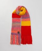 【アウロラ/AURORA】の【 LANVIN en Bleu (ランバン オン ブルー)】モコモコロングニットマフラー(WASH) レッド|ID: prp329100004742474 ipo3291000000035513589