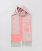 【アウロラ/AURORA】の【 LANVIN COLLECTION(ランバン コレクション) 】カシミヤ100%ジャカードマフラー(WASH) ピンク|ID: prp329100004742476 ipo3291000000035827800