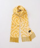 【アウロラ/AURORA】の【 LANVIN COLLECTION(ランバン コレクション) 】カシミヤ100%ジャカードマフラー(WASH) イエロー|ID: prp329100004742477 ipo3291000000035698584