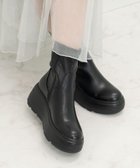 【ブリジット バーキン/Bridget Birkin】の【Bridget Birkin】厚底ショートブーツ 人気、トレンドファッション・服の通販 founy(ファニー) ファッション Fashion レディースファッション Fashion for Women おすすめ Recommended / Our Picks ショート Short, Short Length シンプル Simple, Minimal 厚底 Platform Shoes 夏 Summer S/S・春夏 SS, Spring/Summer, Warm Season 楽ちん Easy Fit, Comfortable A/W・秋冬 Autumn/Winter thumbnail ブラック|ID: prp329100004742486 ipo3291000000034526946