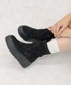 【ブリジット バーキン/Bridget Birkin】の【Bridget Birkin】厚底ショートブーツ 人気、トレンドファッション・服の通販 founy(ファニー) ファッション Fashion レディースファッション Fashion for Women おすすめ Recommended / Our Picks ショート Short, Short Length シンプル Simple, Minimal 厚底 Platform Shoes 夏 Summer S/S・春夏 SS, Spring/Summer, Warm Season 楽ちん Easy Fit, Comfortable A/W・秋冬 Autumn/Winter thumbnail ブラックスウェード|ID: prp329100004742486 ipo3291000000034526947