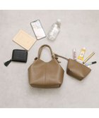 【アンビリオン/UNBILLION】のカシュカシュ cachecache / ポーチ付きノットハンドル2wayシボトート ブラウン|ID: prp329100004742496 ipo3291000000034270370