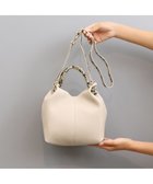 【アンビリオン/UNBILLION】のカシュカシュ cachecache / ポーチ付きノットハンドル2wayシボトート アイボリー|ID: prp329100004742496 ipo3291000000034270371