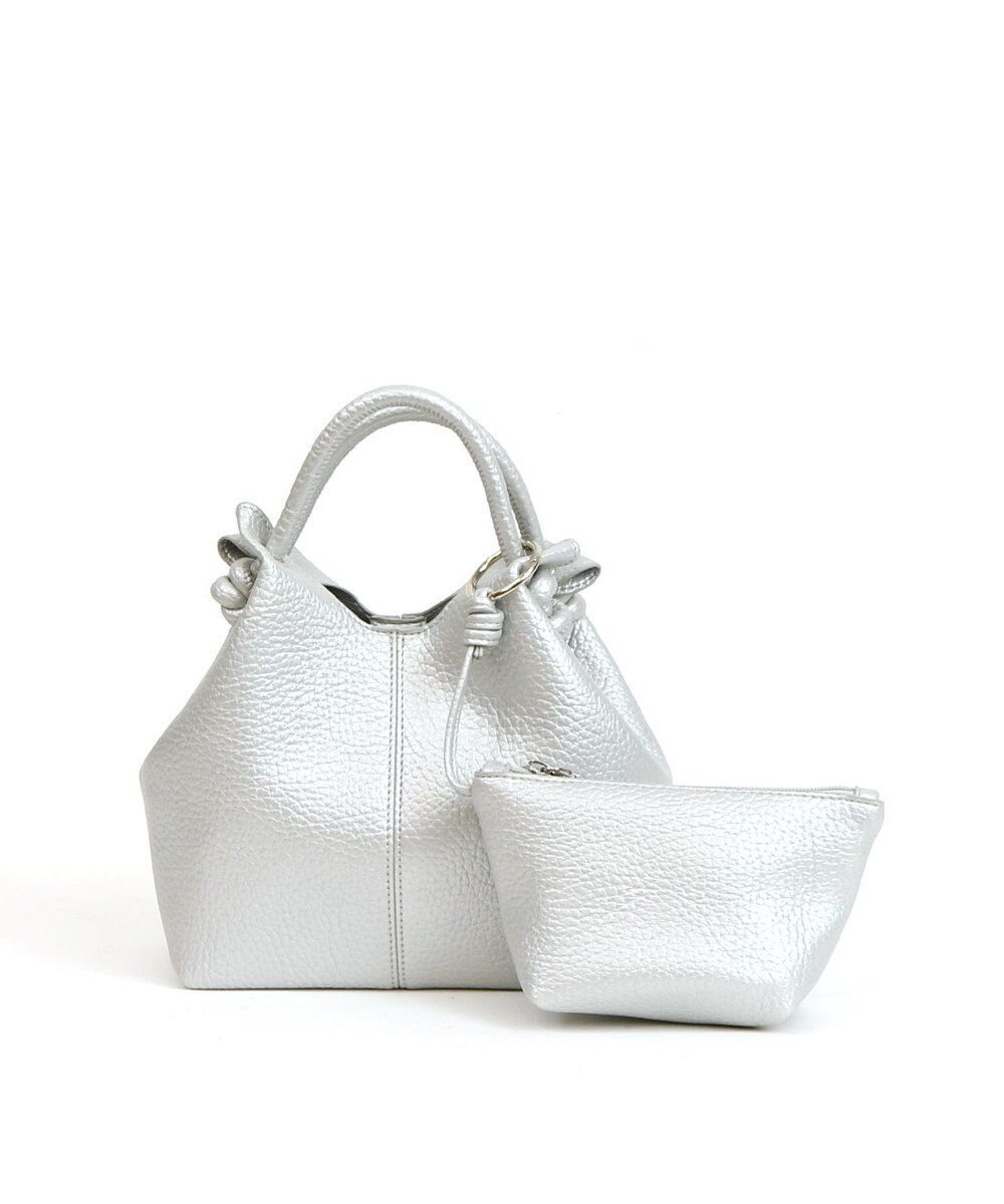 【アンビリオン/UNBILLION】のカシュカシュ cachecache / ポーチ付きノットハンドル2wayシボトート インテリア・キッズ・メンズ・レディースファッション・服の通販 founy(ファニー) ファッション Fashion レディースファッション Fashion for Women バッグ Bags ポーチ&ミニバッグ Pouches & Mini Bags カラフル Colorful Design 財布 Wallet, Purse ハンド Hand, Handmade フォルム Silhouette, Form ポーチ Pouch, Small Case ミックス Mix, Mixed Style モチーフ Motif, Design Theme リップ Lip, Lip Motif 再入荷 Restock / Back in Stock エレガント 上品 Elegant シルバー|ID: prp329100004742496 ipo3291000000034270372