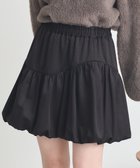 【アースミュージックアンドエコロジー/earth music&ecology】のラウンド切り替えバルーンミニスカート Black|ID: prp329100004742497 ipo3291000000034270375