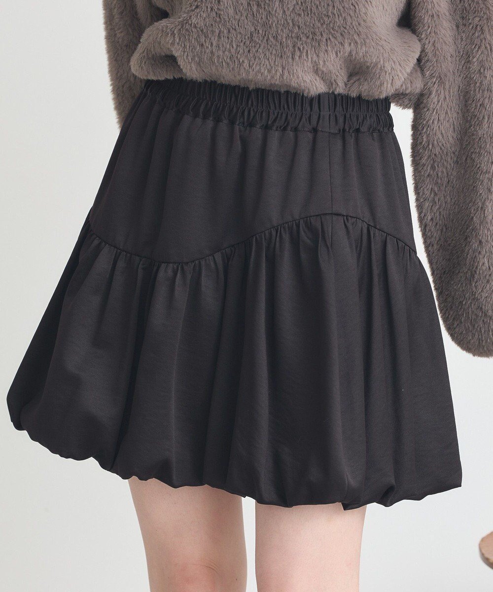 【アースミュージックアンドエコロジー/earth music&ecology】のラウンド切り替えバルーンミニスカート インテリア・キッズ・メンズ・レディースファッション・服の通販 founy(ファニー) ファッション Fashion レディースファッション Fashion for Women スカート Skirts ミニスカート Mini Skirts おすすめ Recommended / Our Picks ギャザー Gathered, Ruffled コンパクト Compact, Small Size サテン Satin, Glossy Fabric トレンド Trend, Trending Now バルーン Balloon, Balloon Silhouette フォルム Silhouette, Form ヘムライン Hemline, Bottom Cut ポケット Pocket, Pocket Detail ミニスカート Mini Skirt, Short Skirt ラウンド Round, Round Neck 人気 Popular, Best Seller 今季 This Season, Current Season A/W・秋冬 Autumn/Winter Black|ID: prp329100004742497 ipo3291000000034270375