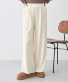 【アースミュージックアンドエコロジー/earth music&ecology】のコーデュロイタックパンツ Ivory|ID: prp329100004742499 ipo3291000000034270380