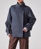 【ポール スミス/Paul Smith】のField Flowers スタンドカラー ショートコート グレイッシュブルー|ID: prp329100004742505 ipo3291000000036323034