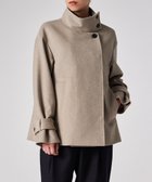 【ポール スミス/Paul Smith】のField Flowers スタンドカラー ショートコート グレイッシュベージュ|ID: prp329100004742505 ipo3291000000036323035