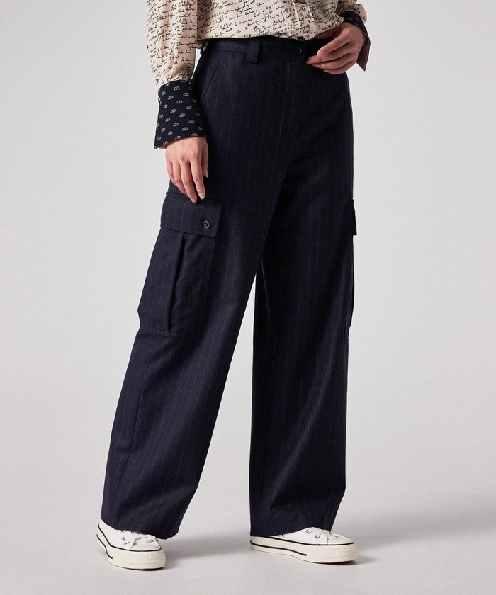 【ポール スミス/Paul Smith】のストライプ ウール カーゴパンツ インテリア・キッズ・メンズ・レディースファッション・服の通販 founy(ファニー) https://founy.com/ ファッション Fashion レディースファッション Fashion for Women パンツ Pants & Trousers カーゴパンツ Cargo Pants, Utility Pants クラシック Classic, Timeless Style ジャケット Jacket, Outerwear ストライプ Stripe, Striped Pattern セットアップ Set-Up, Coordinated Outfit トレンド Trend, Trending Now フラップ Flap, Flap Pocket ボックス Boxy, Box Shape ポケット Pocket, Pocket Detail モダン Modern, Contemporary リラックス Relax, Relaxed Fit エレガント 上品 Elegant 夏 Summer S/S・春夏 SS, Spring/Summer, Warm Season A/W・秋冬 Autumn/Winter |ID: prp329100004742506 ipo3291000000035513448