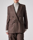 【ポール スミス/Paul Smith】のストライプ ウール ダブルジャケット ブラウン|ID: prp329100004742507 ipo3291000000034474714