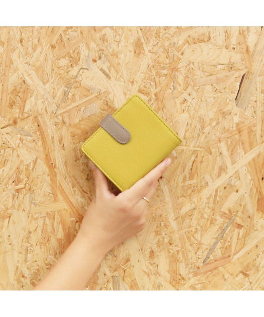 【アンビリオン/UNBILLION】のアトランタ ATLANTA / 牛革二つ折りカラーコンビウォレット インテリア・キッズ・メンズ・レディースファッション・服の通販 founy(ファニー) ファッション Fashion レディースファッション Fashion for Women ミニ財布・二つ折り財布 Wallets & Card Cases コンビ Combo, Combination Style シンプル Simple, Minimal ポケット Pocket, Pocket Detail 財布 Wallet, Purse イエロー|ID: prp329100004742511 ipo3291000000034270438