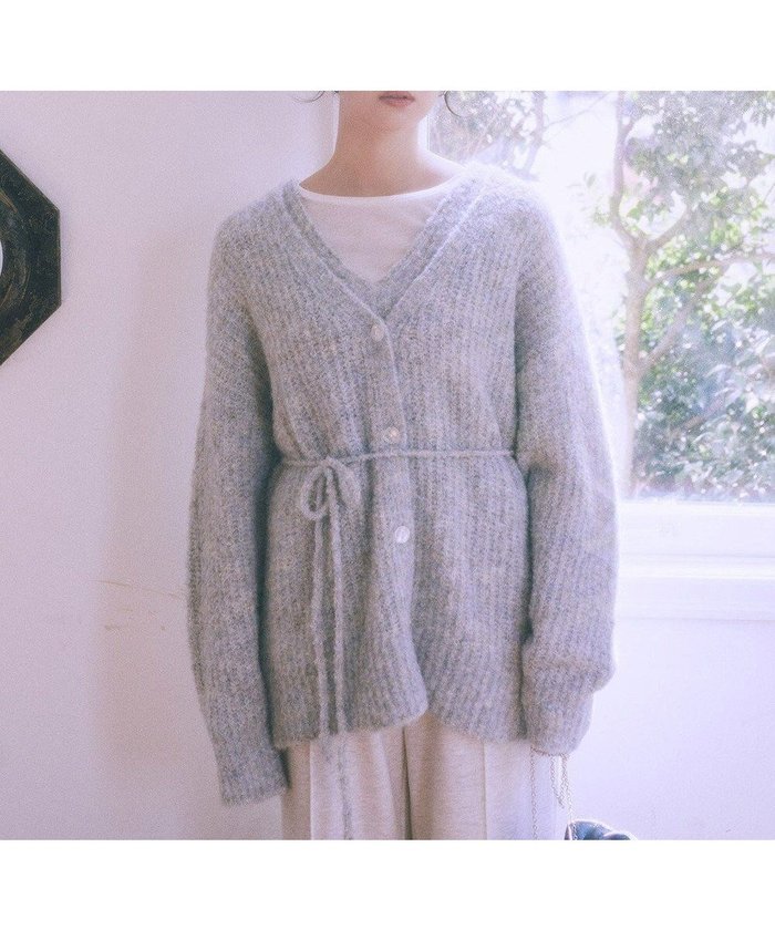 【アースミュージックアンドエコロジー/earth music&ecology】の【ベルト付き】MIXカラーブークレカーディガン インテリア・キッズ・メンズ・レディースファッション・服の通販 founy(ファニー) https://founy.com/ ファッション Fashion レディースファッション Fashion for Women トップス・カットソー Cut & Sew Tops カーディガン・羽織り Layered Style Cardigans ベルト&ウエストマーク Belts & Waist Accessories カーディガン Cardigan, Knitwear ボトム Bottoms, Lower Wear ポケット Pocket, Pocket Detail ループ Loop, Loop Knit A/W・秋冬 Autumn/Winter |ID: prp329100004742520 ipo3291000000035632847