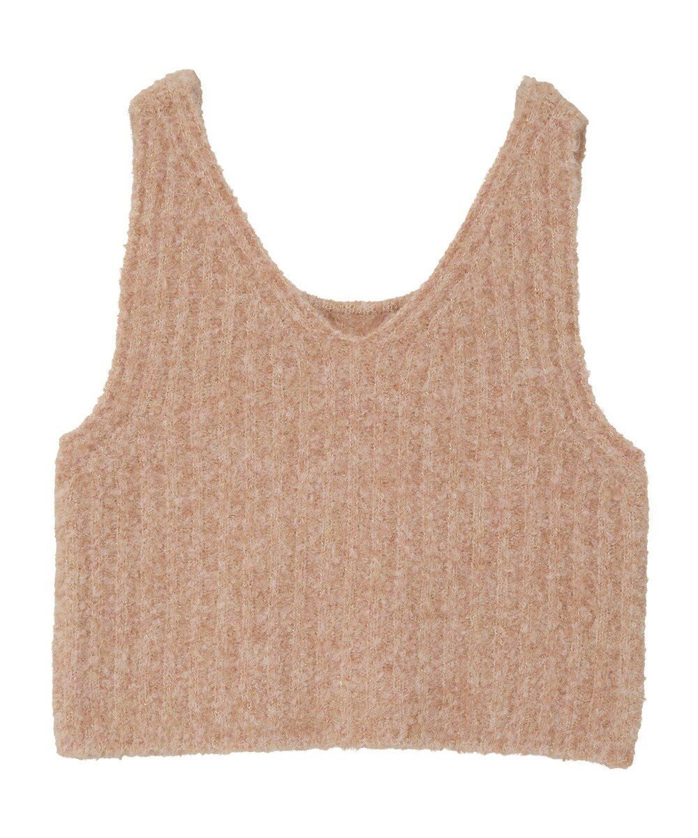 【アースミュージックアンドエコロジー/earth music&ecology】のMIXカラーブークレニットビスチェ インテリア・キッズ・メンズ・レディースファッション・服の通販 founy(ファニー)  ファッション Fashion レディースファッション Fashion for Women アウター Coat / Outerwear Collection トップス・カットソー Cut & Sew Tops ニット Knit Tops & Sweaters ベスト&ジレ / 重ね着スタイル Vests & Gilets ビスチェ Bustiers & Corset Tops / Layered Bustier Style おすすめ Recommended / Our Picks ビスチェ Bustier, Corset Top フォルム Silhouette, Form ベスト Vest, Waistcoat ボトム Bottoms, Lower Wear ポケット Pocket, Pocket Detail ワイド Wide, Wide Fit A/W・秋冬 Autumn/Winter Pink Orange|ID: prp329100004742521 ipo3291000000034270471