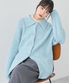【アースミュージックアンドエコロジー/earth music&ecology】の襟付きニットアウター Light Blue|ID: prp329100004742533 ipo3291000000034338746