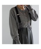 【テチチ/Te chichi】のポケットデザインクルーネックカーディガン チャコールグレー|ID: prp329100004742543 ipo3291000000034270550