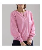 【テチチ/Te chichi】のポケットデザインクルーネックカーディガン ピンク|ID: prp329100004742543 ipo3291000000036204397