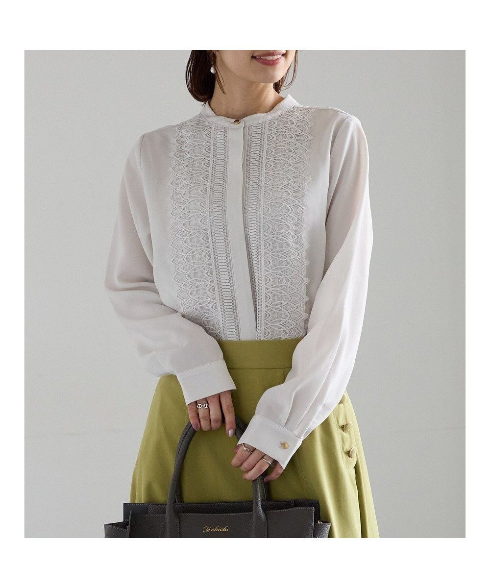 【テチチ/Te chichi】のフロントレースブラウス 人気、トレンドファッション・服の通販 founy(ファニー) ファッション Fashion レディースファッション Fashion for Women トップス・カットソー Cut & Sew Tops シャツ・ブラウス・オフィスカジュアル Elegant Blouses & Button-Ups インナー Innerwear クラシカル Classical, Vintage-Inspired ジャケット Jacket, Outerwear フロント Front, Front Design レース Lace, Lace Fabric エレガント 上品 Elegant 夏 Summer S/S・春夏 SS, Spring/Summer, Warm Season A/W・秋冬 Autumn/Winter other-1|ID: prp329100004742546 ipo3291000000034270562