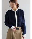 【テチチ/Te chichi】のフロントレースブラウス ネイビー|ID: prp329100004742546 ipo3291000000034270565