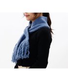 【アウロラ/AURORA】の【 LANVIN en Bleu (ランバン オン ブルー)】モコモコ差込みマフラー(WASH) ブルー|ID: prp329100004742548 ipo3291000000035852354