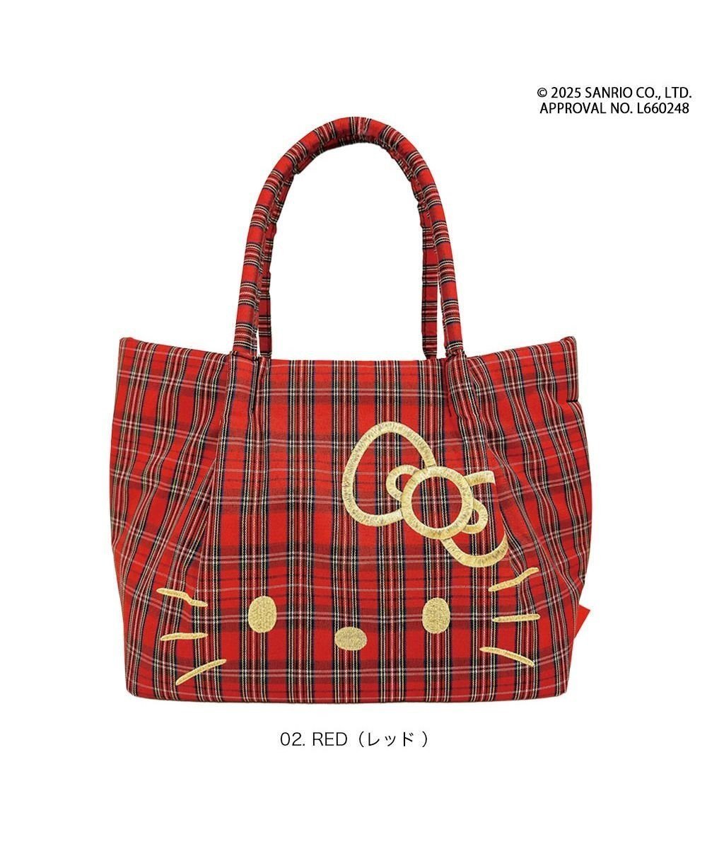 【ルートート/ROOTOTE】の8463【サンリオ】IP.デリ.チェック.ハローキティ-A インテリア・キッズ・メンズ・レディースファッション・服の通販 founy(ファニー) ファッション Fashion レディースファッション Fashion for Women バッグ Bags カメラ Camera Accessories 傘 Umbrella, Parasol 軽量 Lightweight, Ultra Light 財布 Wallet, Purse チェック Check, Plaid, Tartan フェイス Face, Facial Design プリント Print, Printed Pattern ポケット Pocket, Pocket Detail ポーチ Pouch, Small Case ランダム Random, Irregular リボン Ribbon, Bow A/W・秋冬 Autumn/Winter 新作・新入荷 New Arrivals / New In 02:レッド|ID: prp329100004742675 ipo3291000000034272087