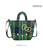 【ルートート/ROOTOTE】の8464【サンリオ】IP.べビールー.チェック.ハローキティA 01:グリーン|ID: prp329100004742677 ipo3291000000034272095