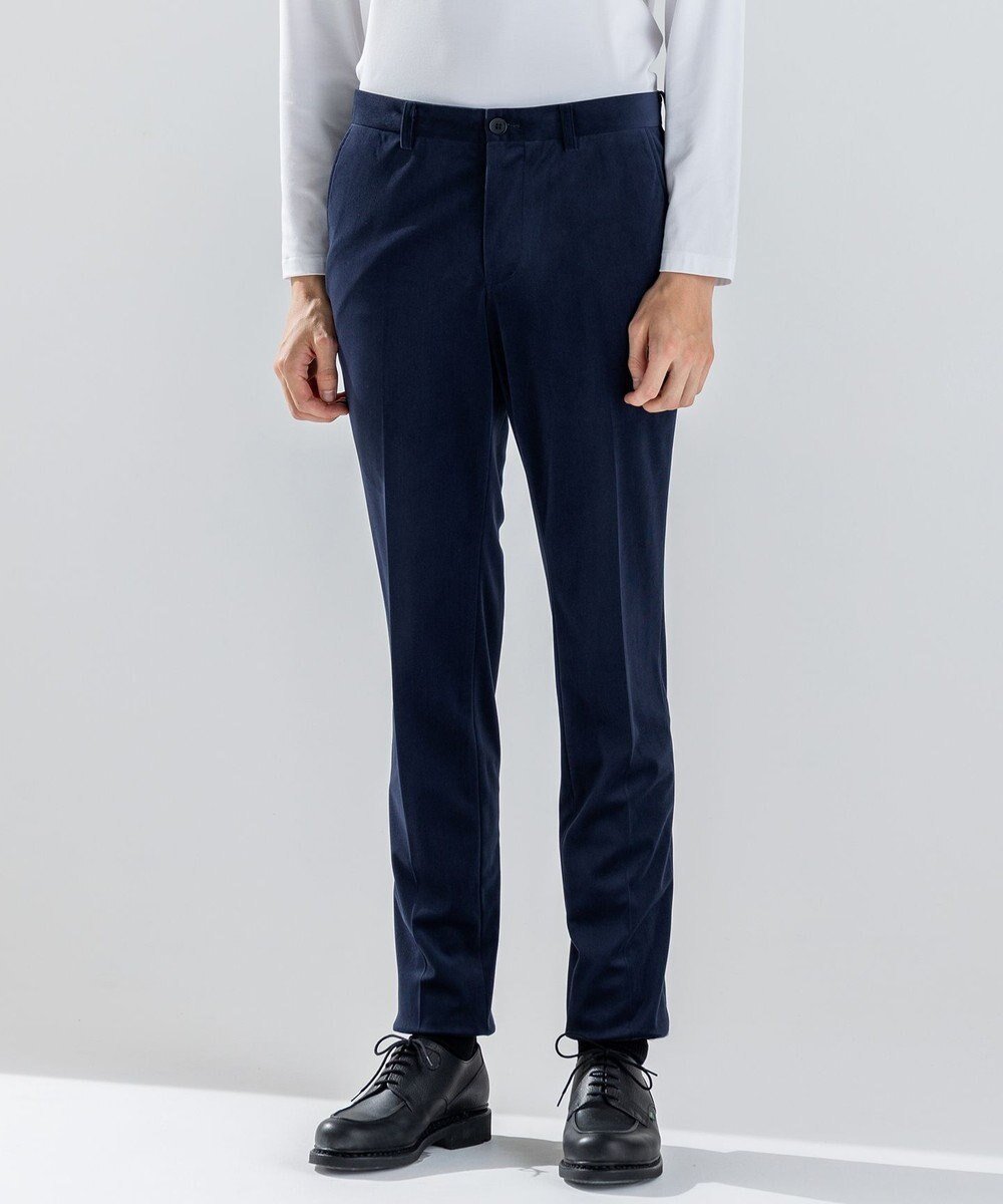 【ジョゼフ オム/JOSEPH HOMME / MEN】の新素材【洗える/ストレッチ】トリコードストレッチ テーパードパンツ / CITY インテリア・キッズ・メンズ・レディースファッション・服の通販 founy(ファニー) 　ファッション　Fashion　メンズファッション　Fashion for Men　ボトムス　Bottoms　洗える　Machine Washable　コーデュロイ　Corduroy, Cord Fabric　ストレッチ　Stretch, Stretchy Fabric　スラックス　Slacks, Dress Pants　テーパード　Tapered, Tapered Pants　フラップ　Flap, Flap Pocket　ポケット　Pocket, Pocket Detail　A/W・秋冬　Autumn/Winter　新作・新入荷　New Arrivals / New In　ネイビー系|ID: prp329100004742794 ipo3291000000034272904