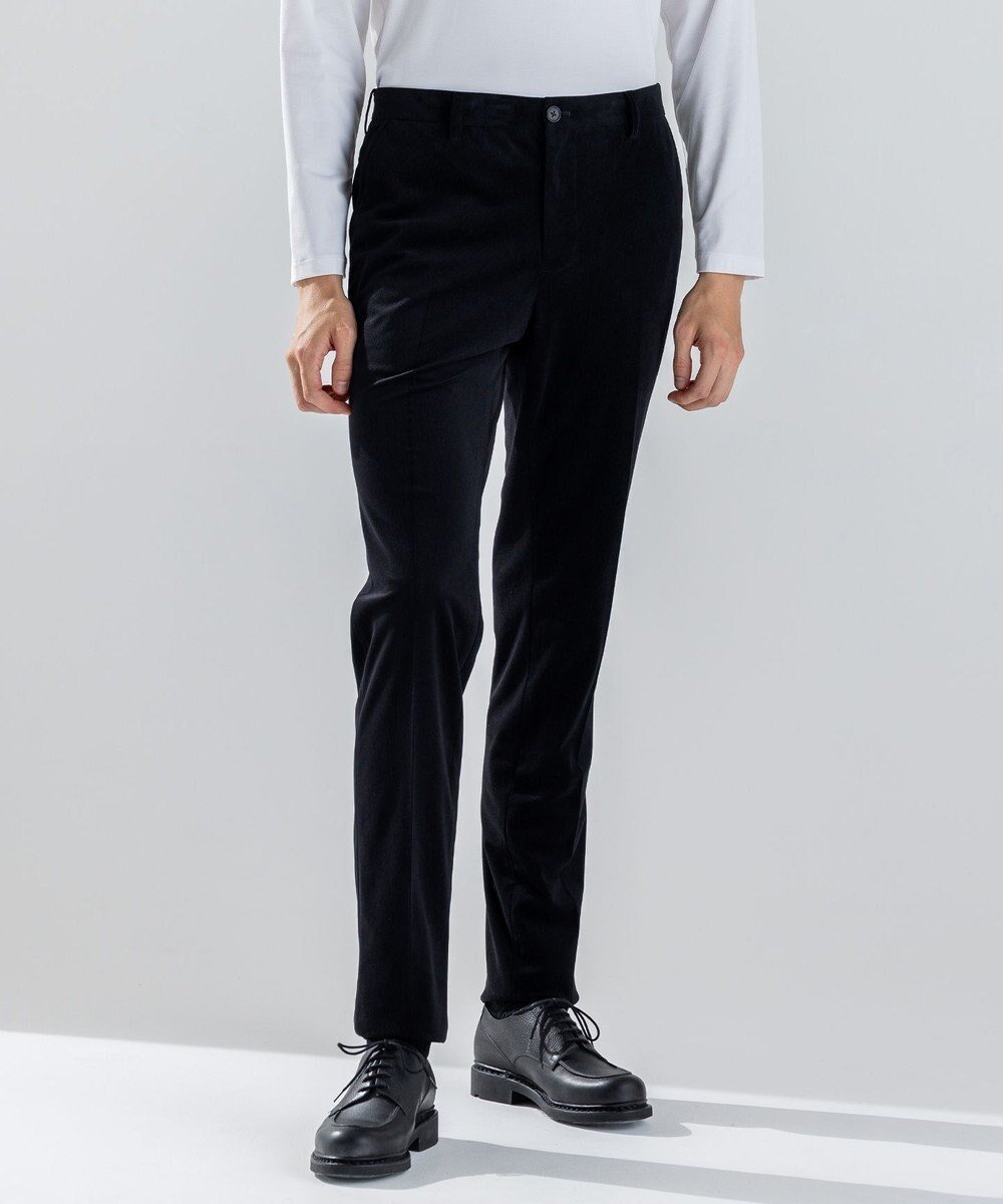 【ジョゼフ オム/JOSEPH HOMME / MEN】の新素材【ストレッチ】トリコードストレッチ テーパードパンツ / CITY インテリア・キッズ・メンズ・レディースファッション・服の通販 founy(ファニー) 　ファッション　Fashion　メンズファッション　Fashion for Men　ボトムス　Bottoms　コーデュロイ　Corduroy, Cord Fabric　ストレッチ　Stretch, Stretchy Fabric　スラックス　Slacks, Dress Pants　テーパード　Tapered, Tapered Pants　フラップ　Flap, Flap Pocket　ポケット　Pocket, Pocket Detail　A/W・秋冬　Autumn/Winter　ブラック系|ID: prp329100004742794 ipo3291000000035583386