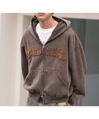 【ウィゴー/WEGO】の【ユニセックス着用ITEM/MLサイズ展開】ショートグラフィックZIPパーカー 人気、トレンドファッション・服の通販 founy(ファニー) ファッション Fashion レディースファッション Fashion for Women トップス・カットソー Cut & Sew Tops レディースパーカー・カジュアルフーディー Casual Hoodies & Sweatshirts インナー Innerwear ヴィンテージ Vintage Style 秋 Autumn グラフィック Graphic, Graphic Design ショート Short, Short Length ジップ Zip, Zipper スマホ Smartphone, Mobile Device デニム Denim, Jeans Material 長袖 Long Sleeve, Full Sleeve パーカー Hoodie, Parka ワイド Wide, Wide Fit 冬 Winter / This Winter A/W・秋冬 Autumn/Winter おすすめ Recommended / Our Picks thumbnail ブラウン|ID: prp329100004742839 ipo3291000000034273162