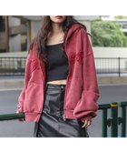 【ウィゴー/WEGO】の【ユニセックス着用ITEM/MLサイズ展開】ショートグラフィックZIPパーカー 人気、トレンドファッション・服の通販 founy(ファニー) ファッション Fashion レディースファッション Fashion for Women トップス・カットソー Cut & Sew Tops レディースパーカー・カジュアルフーディー Casual Hoodies & Sweatshirts インナー Innerwear ヴィンテージ Vintage Style 秋 Autumn グラフィック Graphic, Graphic Design ショート Short, Short Length ジップ Zip, Zipper スマホ Smartphone, Mobile Device デニム Denim, Jeans Material 長袖 Long Sleeve, Full Sleeve パーカー Hoodie, Parka ワイド Wide, Wide Fit 冬 Winter / This Winter A/W・秋冬 Autumn/Winter おすすめ Recommended / Our Picks thumbnail レッド|ID: prp329100004742839 ipo3291000000034324795