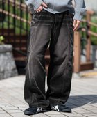 【ウィゴー/WEGO / MEN】のイージー3Dバレルレッグコーデュロイパンツ ブラックその他|ID: prp329100004742849 ipo3291000000034273232