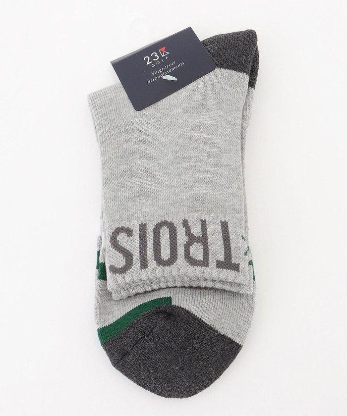 【23区 ゴルフ/23区GOLF / MEN】の【MEN】ロゴ ショートソックス インテリア・キッズ・メンズ・レディースファッション・服の通販 founy(ファニー) https://founy.com/ ファッション Fashion メンズファッション Fashion for Men シューズ・靴 Shoes ショート Short, Short Length ソックス Socks, Hosiery |ID: prp329100004742858 ipo3291000000034273274