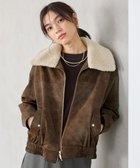 【エニー/ANY】の【2WAY】ボアカラーブルゾン ブラウン|ID: prp329100004743072 ipo3291000000034274930