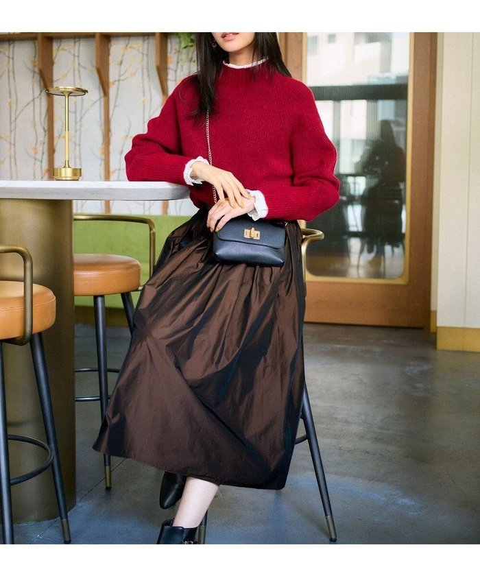 【エニィ スィス/any SiS】のグロッシータフタ スカート インテリア・キッズ・メンズ・レディースファッション・服の通販 founy(ファニー) https://founy.com/ ファッション Fashion レディースファッション Fashion for Women スカート Skirts おすすめ Recommended / Our Picks ウォッシャブル Machine Washable ギャザー Gathered, Ruffled シャンブレー Chambray, Denim-Like Fabric タフタ Taffeta, Structured Fabric バランス Balance, Style Balance フレア Flare, Flared エレガント 上品 Elegant 冬 Winter / This Winter 新作・新入荷 New Arrivals / New In A/W・秋冬 Autumn/Winter |ID: prp329100004743075 ipo3291000000034827340