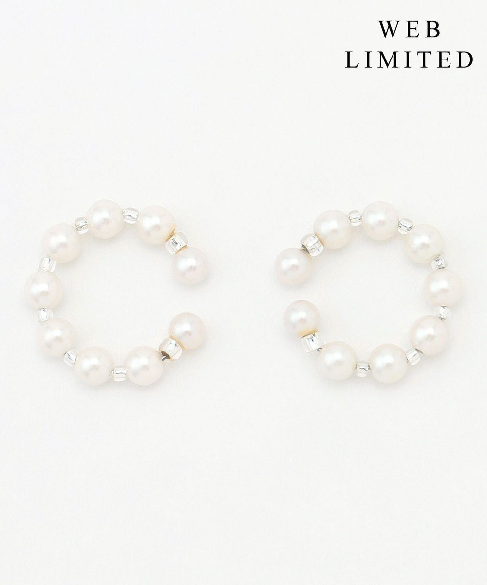 【ジェイ プレス/J.PRESS】の【WEB限定・2way・2set】パール イヤカフ リング インテリア・キッズ・メンズ・レディースファッション・服の通販 founy(ファニー) 　ファッション　Fashion　レディースファッション　Fashion for Women　ジュエリー　Jewelry　ファッションリング　Fashion Rings　イヤリング・フープ・ドロップタイプ　Hoop, Drop & Clip Earrings　アクセサリー　Fashion Accessories　イヤリング　Earrings　イヤーカフ　Ear Cuffs　オケージョン　Occasion Wear　ガラス　Glass, Glassware　パール　Pearl, Pearl Accent　エレガント 上品　Elegant　片耳　One-Ear, Single Earring　【WEB限定】シルバー系|ID: prp329100004743079 ipo3291000000034348720