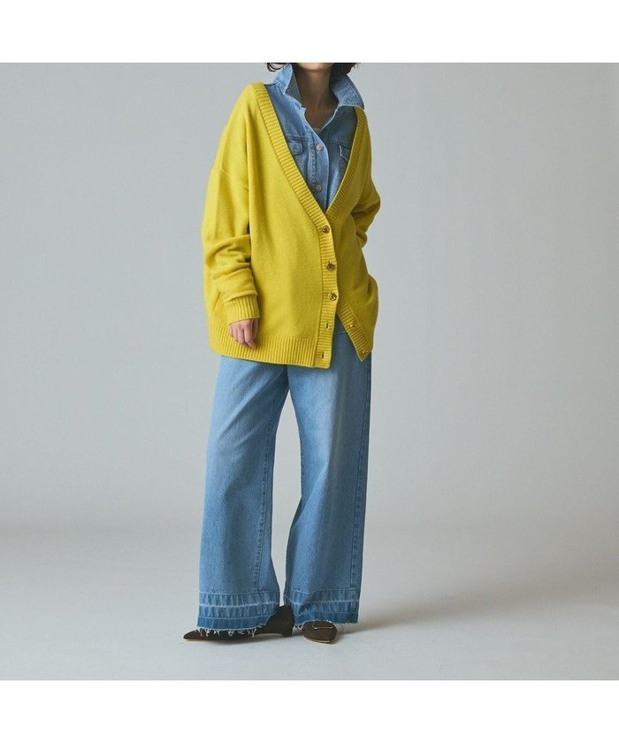【グレース コンチネンタル/GRACE CONTINENTAL】の前後2WAYニットカーディガン インテリア・キッズ・メンズ・レディースファッション・服の通販 founy(ファニー) https://founy.com/ ファッション Fashion レディースファッション Fashion for Women トップス・カットソー Cut & Sew Tops ニット Knit Tops & Sweaters カーディガン・羽織り Layered Style Cardigans イエロー Yellow カーディガン Cardigan, Knitwear セーター Sweater, Knitwear A/W・秋冬 Autumn/Winter |ID: prp329100004743083 ipo3291000000034275007