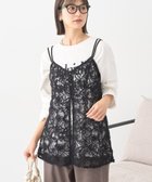 【アースミュージックアンドエコロジー/earth music&ecology】のモールレースキャミチュニック Black|ID: prp329100004743085 ipo3291000000035632898