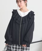 【アースミュージックアンドエコロジー/earth music&ecology】の【裏毛】フリルカラーZipウラケブルゾン 人気、トレンドファッション・服の通販 founy(ファニー) ファッション Fashion レディースファッション Fashion for Women アウター Coat / Outerwear Collection レディースジャケット・軽アウター Jackets ブルゾンジャケット・スポーティアウター Blouson Jackets おすすめ Recommended / Our Picks ジャケット Jacket, Outerwear ダブル Double, Double-Breasted フェミニン Feminine, Girly フリル Frill, Ruffle ブルゾン Blouson, Bomber Jacket ボトム Bottoms, Lower Wear ポケット Pocket, Pocket Detail A/W・秋冬 Autumn/Winter thumbnail Black|ID: prp329100004743089 ipo3291000000034275042