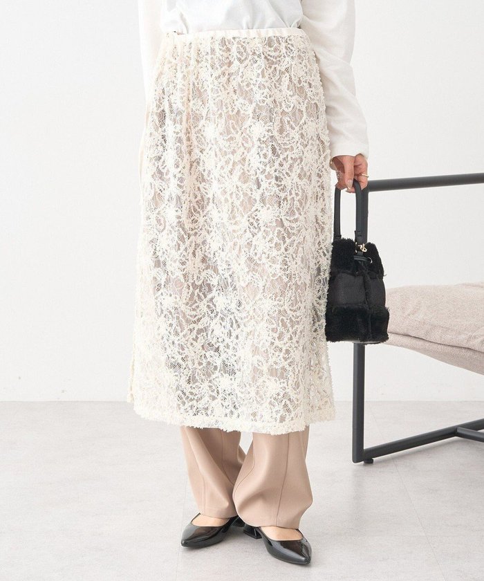 【アースミュージックアンドエコロジー/earth music&ecology】のモールレースラップスカート インテリア・キッズ・メンズ・レディースファッション・服の通販 founy(ファニー) https://founy.com/ ファッション Fashion レディースファッション Fashion for Women スカート Skirts おすすめ Recommended / Our Picks ポケット Pocket, Pocket Detail ラップ Wrap, Wrap Design レース Lace, Lace Fabric A/W・秋冬 Autumn/Winter |ID: prp329100004743095 ipo3291000000034275068