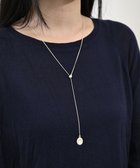 【ピッシェアンス/Pisceans】のデントプレートスライドネックレス マットシルバー|ID: prp329100004743098 ipo3291000000034275092