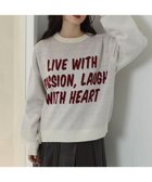 【ウィゴー/WEGO】のレタリングニットプルオーバー 人気、トレンドファッション・服の通販 founy(ファニー) ファッション Fashion レディースファッション Fashion for Women トップス・カットソー Cut & Sew Tops ニット Knit Tops & Sweaters カジュアルプルオーバー・ニットトップス Pullovers & Knit Tops / Casual Pullovers インナー Innerwear 春 Spring 秋 Autumn カーゴパンツ Cargo Pants, Utility Pants シンプル Simple, Minimal スマホ Smartphone, Mobile Device セーター Sweater, Knitwear ダウン Down, Puffer デニム Denim, Jeans Material トレンド Trend, Trending Now 長袖 Long Sleeve, Full Sleeve フロント Front, Front Design ミニスカート Mini Skirt, Short Skirt リラックス Relax, Relaxed Fit ロング Long, Long-Length ワイド Wide, Wide Fit 冬 Winter / This Winter A/W・秋冬 Autumn/Winter おすすめ Recommended / Our Picks thumbnail オフホワイト|ID: prp329100004743115 ipo3291000000034275173