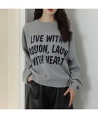 【ウィゴー/WEGO】のレタリングニットプルオーバー 人気、トレンドファッション・服の通販 founy(ファニー) ファッション Fashion レディースファッション Fashion for Women トップス・カットソー Cut & Sew Tops ニット Knit Tops & Sweaters カジュアルプルオーバー・ニットトップス Pullovers & Knit Tops / Casual Pullovers インナー Innerwear 春 Spring 秋 Autumn カーゴパンツ Cargo Pants, Utility Pants シンプル Simple, Minimal スマホ Smartphone, Mobile Device セーター Sweater, Knitwear ダウン Down, Puffer デニム Denim, Jeans Material トレンド Trend, Trending Now 長袖 Long Sleeve, Full Sleeve フロント Front, Front Design ミニスカート Mini Skirt, Short Skirt リラックス Relax, Relaxed Fit ロング Long, Long-Length ワイド Wide, Wide Fit 冬 Winter / This Winter A/W・秋冬 Autumn/Winter おすすめ Recommended / Our Picks thumbnail 杢グレー|ID: prp329100004743115 ipo3291000000034275175