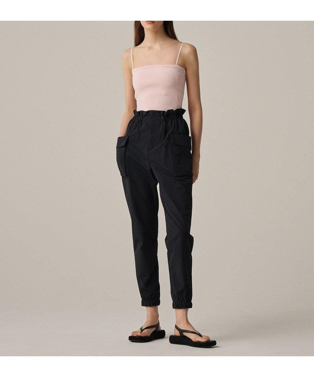 【アンクレイヴ/uncrave】の【撥水・洗濯機洗い可】ライトプルーフナイロン パンツ(uncrave WHITE) インテリア・キッズ・メンズ・レディースファッション・服の通販 founy(ファニー) 　ファッション　Fashion　レディースファッション　Fashion for Women　パンツ　Pants & Trousers　春　Spring　ギャザー　Gathered, Ruffled　軽量　Lightweight, Ultra Light　雑誌　Magazine, Fashion Magazine　ダメージ　Distressed, Destroyed　S/S・春夏　SS, Spring/Summer, Warm Season　夏　Summer　ブラック|ID: prp329100004743717 ipo3291000000034281059