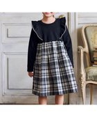 【エニィ/ANY / KIDS】のチェック柄 ドッキング ワンピース ブラック×チェック|ID: prp329100004743772 ipo3291000000034281754