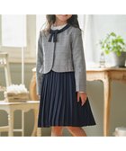 【組曲 / KIDS/KUMIKYOKU】の【110-140㎝】グレンチェックジャケット&プリーツワンピース セット ネイビー×チェック系|ID: prp329100004743776 ipo3291000000034281766