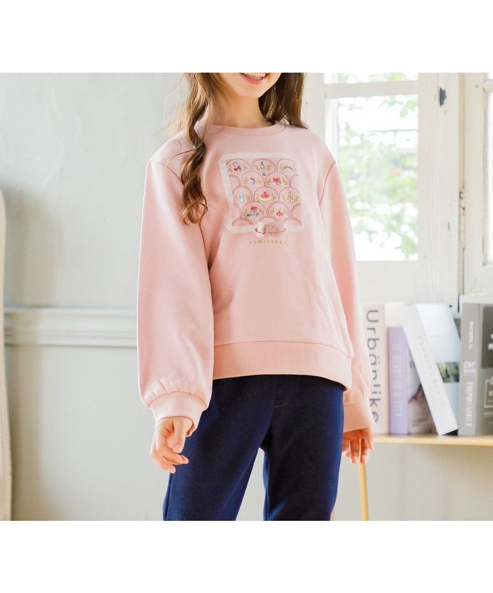 【組曲 / KIDS/KUMIKYOKU】の【150-160㎝】NutsCracker トレーナー インテリア・キッズ・メンズ・レディースファッション・服の通販 founy(ファニー) 　ファッション　Fashion　キッズファッション　Fashion for Kids　トップス・カットソー　Cut & Sew Tops　グラフィック　Graphic, Graphic Design　シンプル　Simple, Minimal　スウェット / スエット　Sweatshirt, Sweatwear　トレーナー　Sweatshirt, Trainer　ローズ　Rose, Rose Motif　エレガント 上品　Elegant　A/W・秋冬　Autumn/Winter　ローズ系|ID: prp329100004743790 ipo3291000000035525934