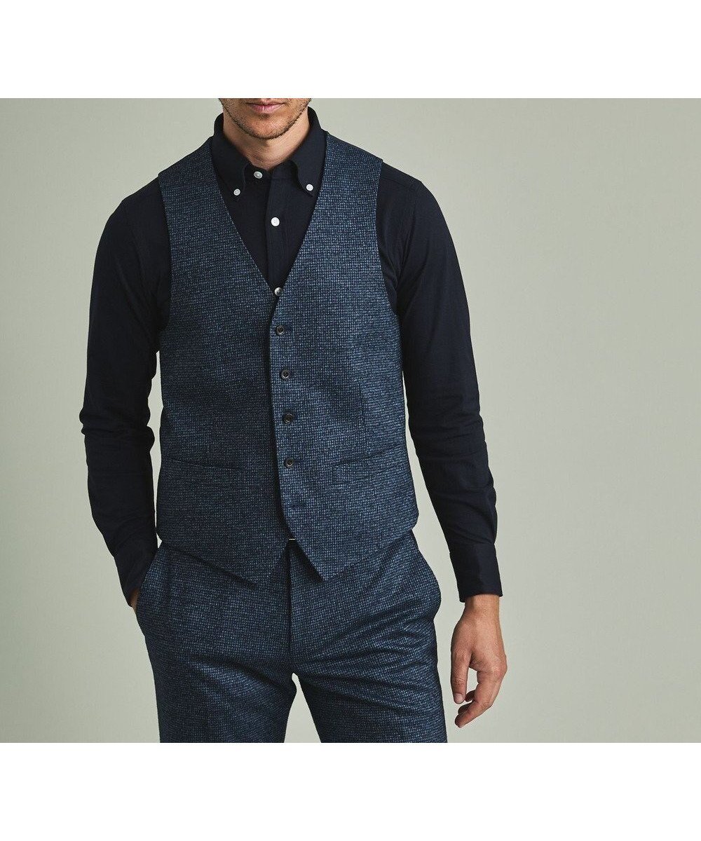【五大陸/gotairiku / MEN】の【セットアップ対応 / AIRY MOVE】T/Wジャージーセットアップ ベスト インテリア・キッズ・メンズ・レディースファッション・服の通販 founy(ファニー)  ファッション Fashion メンズファッション Fashion for Men トップス・カットソー Cut & Sew Tops ベスト・ジレ Vests & Gilets セットアップ Matching Sets カジュアル・重ね着トップス Casual Tops, Layered Tops, Fashion Tops シルク Silk, 100% Silk ストレッチ Stretch, Stretchy Fabric セットアップ Set-Up, Coordinated Outfit ベスト Vest, Waistcoat A/W・秋冬 Autumn/Winter ネイビー系8|ID: prp329100004743806 ipo3291000000034281984
