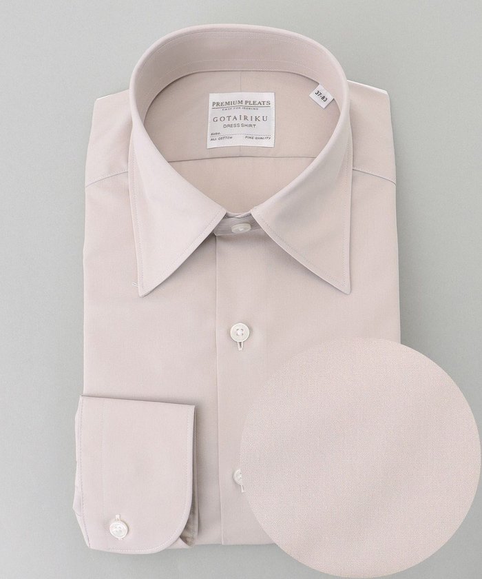 【五大陸/gotairiku / MEN】の【形態安定】PREMIUMPLEATS_レギュラーカラー 通年ドレスシャツ_アイボリー(25年春夏モデル) インテリア・キッズ・メンズ・レディースファッション・服の通販 founy(ファニー) https://founy.com/ ファッション Fashion メンズファッション Fashion for Men トップス・カットソー Cut & Sew Tops メンズシャツ Shirts イタリア Italy エレガント 上品 Elegant 春 Spring クラシック Classic, Timeless Style スーピマ Supima, Premium Cotton ドレス Dress, One-Piece 定番 Standard, Basic Item フランス France, French レギュラー Regular, Standard Fit A/W・秋冬 Autumn/Winter S/S・春夏 SS, Spring/Summer, Warm Season 夏 Summer |ID: prp329100004743811 ipo3291000000034282035