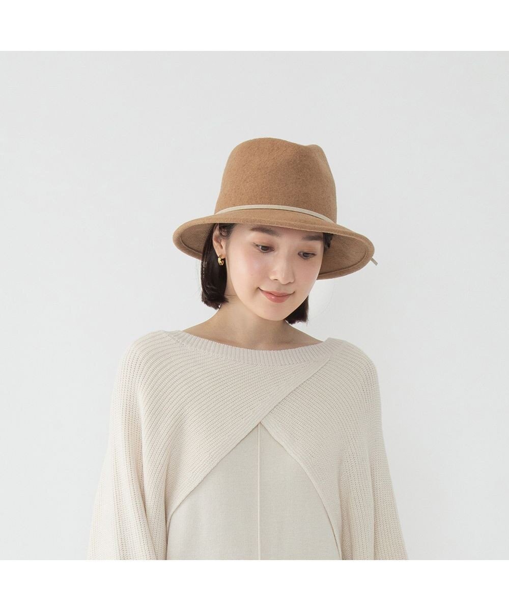 【林八百吉商店/HAYASHIYAOKICHI】のJin no beat shi te cassie ツバ広マニッシュバスクセラー インテリア・キッズ・メンズ・レディースファッション・服の通販 founy(ファニー) 　ファッション　Fashion　レディースファッション　Fashion for Women　キャップ&ハット　Hats & Caps　おすすめ　Recommended / Our Picks　ネックレス　Necklace, Pendant Necklace　バスク　Basque, Basque Style　フェルト　Felt, Felt Fabric　冬　Winter / This Winter　帽子　Hat, Headwear　秋　Autumn　キャメル|ID: prp329100004743813 ipo3291000000034282044